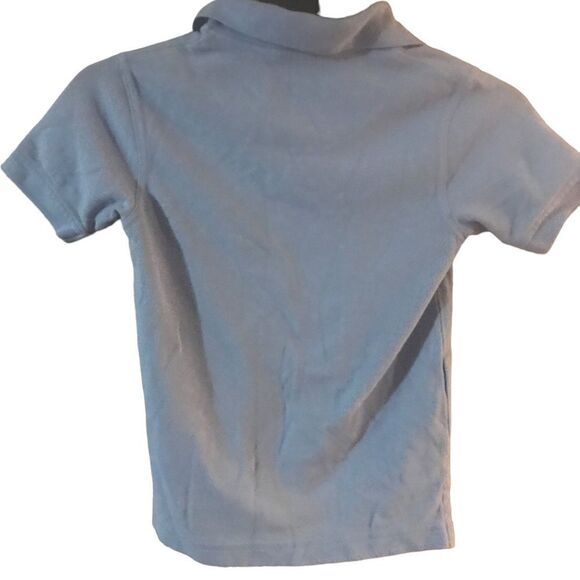 Izod Blue Uniform Polo Shirt Size Medium - Picture 5 of 6